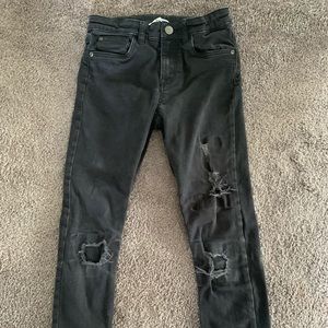 Boys youth black jeans